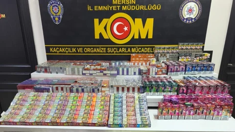 Kömür Yüklü Tır’dan Kaçak Sevkiyat Çıktı: Mersin Polisi Kaçak Sigara Sevkiyatına Geçit Vermedi!