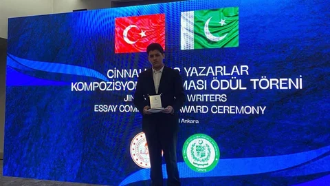 Ali Yusuf Sabah'tan Cinnah Ödülü