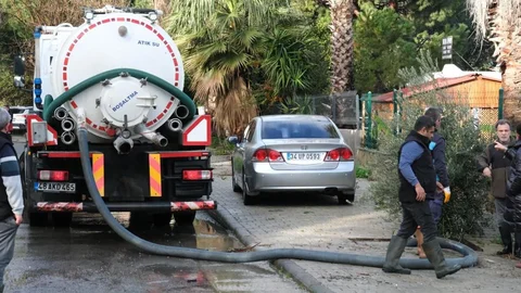 Bodrum'da Sağanak Yağışın Etkileri