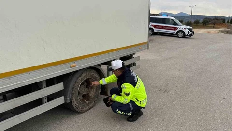 Bilecik'te Kış Lastiği Denetimi Yapıldı