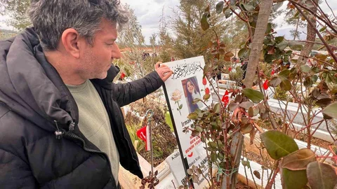 Kahramanmaraş'ta Kızının Kabrini Ziyaret Etti