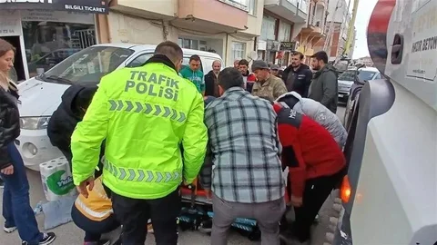 Sinop'ta Beton Mikserinin Kazası