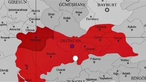 Erzincan Kemah'ta 4.9 Büyüklüğünde Deprem Oldu
