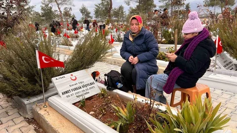 Kahramanmaraş'ta Deprem Yıl Dönümünde Ziyaretler Yapıldı