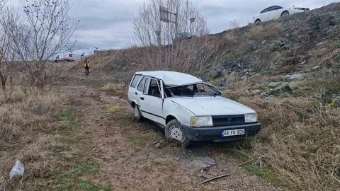 Çorum’da Tofaş Otomobil Kazası