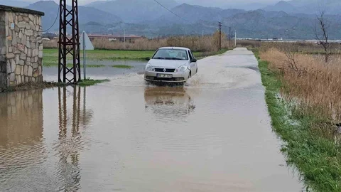 Sultanhisar'da Tarım Arazileri Sular Altında Kaldı