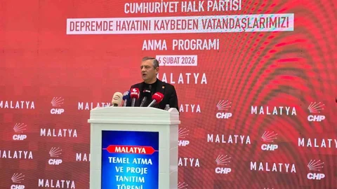 CHP Genel Başkanı Özel Malatya'da Açıklamalarda Bulundu