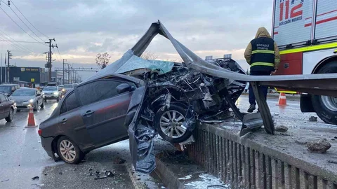 Kocaeli'de Trafik Kazası Meydana Geldi