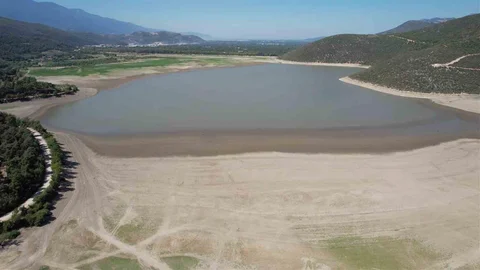 Bursa'da Gölbaşı Göleti Yeniden Su Tutmaya Başladı