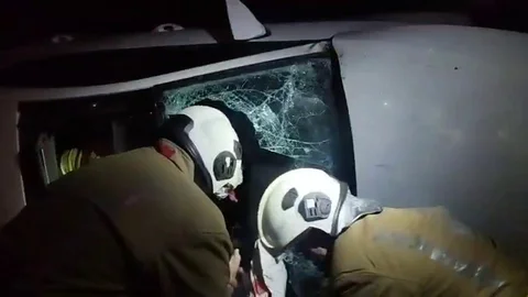 Takla Atan Otomobilin Sürücüsü Yaralandı