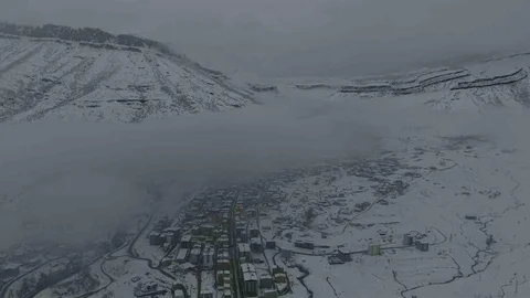 Hakkari'de Görsel Şölen: Sis Manzarası