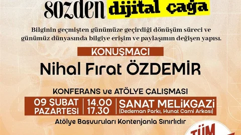 Sanat Melikgazi'de Konferans ve Atölye Etkinliği