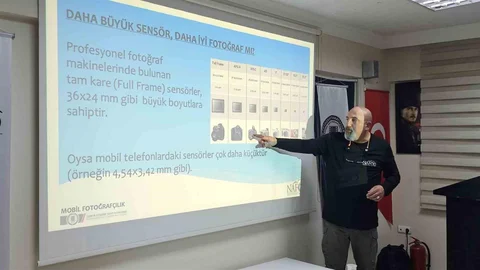 Aydın'da Fotoğraf Eğitimi Veriliyor