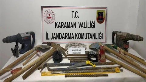Karaman’da Jandarma Uyuşturucu Ele Geçirdi
