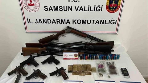 Samsun'da Jandarmadan Silah Operasyonu