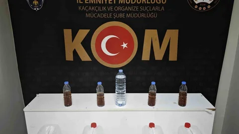 Kırşehir'de Kaçak Alkol Operasyonu