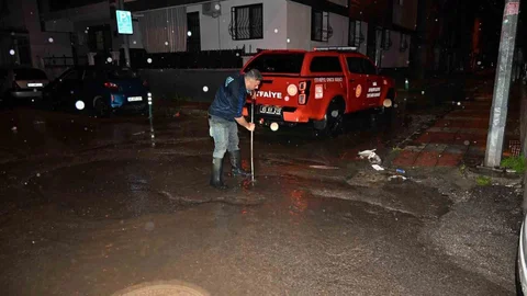 Manisa'da Yoğun Yağış Seferberliği