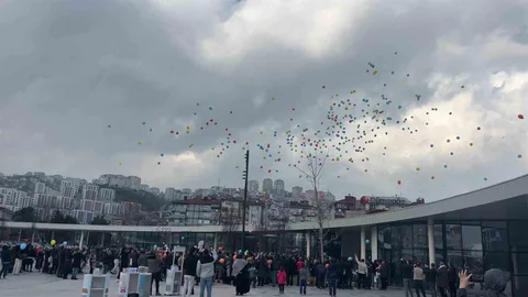 Uras Ege İçin Gökyüzüne Balonlar Bırakıldı