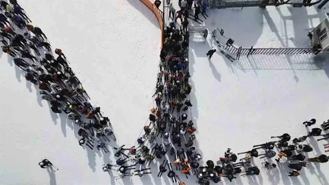 Kars'ta Kayak Sezonu Yoğun Geçiyor