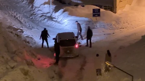 Yüksekova'da Kar Yağışı Etkili Oldu