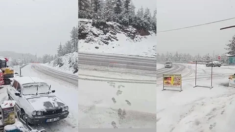 Toroslar Beyaza Büründü: Kavaklıpınar’da Kar Mesaisi