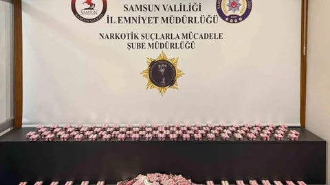 Samsun'da Uyuşturucu Hap Operasyonu