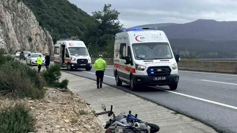 Menteşe'de Motosiklet Kazası