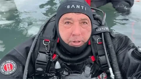 Çıldır Gölü'nde Dalış Etkinliği Gerçekleşti