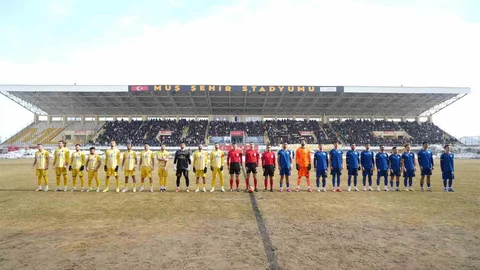 Muş'ta Muş Spor'un Farklı Galibiyeti