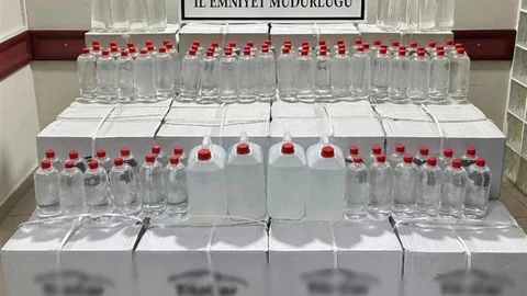 Sinop'ta Kaçak Etil Alkol Ele Geçirildi