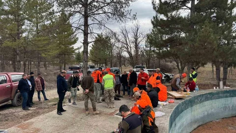 Konya'da Yaban Domuzlarına Av Düzenlendi