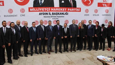 MHP Aydın'da Yeni Yönetim Açıklandı