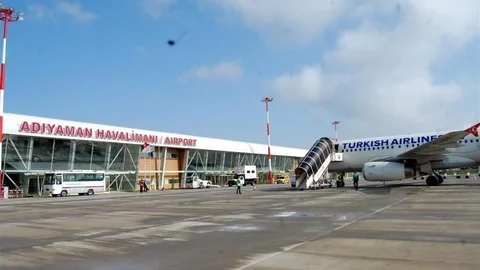 Adıyaman'da Uçak Seferi İptal Edildi