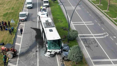 Manisa'da Zincirleme Kaza