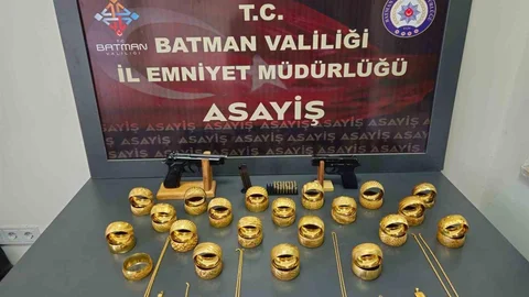 Batman'da Kuyumcu Soygunu Çözüldü