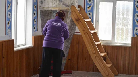 Germencik'te Camiler Temizlendi