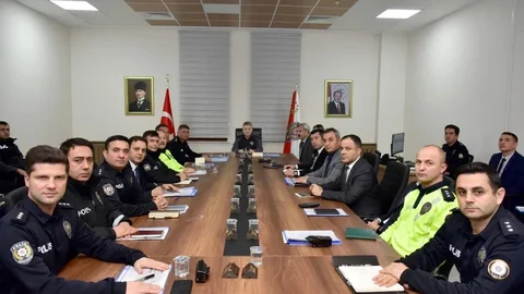 Adıyaman'da Emniyet Toplantısı Yapıldı