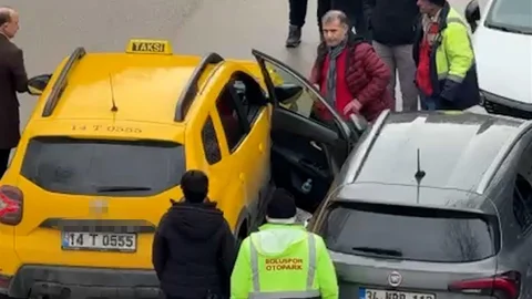Bolu'da Taksi Kazası Meydana Geldi