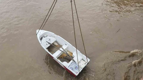 Amasya'da Kayık Kurtarıldı