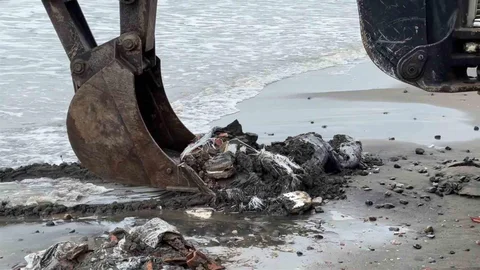 Samsun'da İnşaat Atıkları Temizlendi