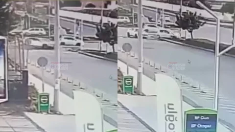 Saniye Saniye Görüntülendi: Yenişehir 17. Cadde’de Kırmızı Işıkta Durmayan Sürücü Kazayı Tetikledi