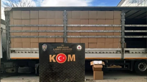 Bursa'da 10 Milyon Kaçak Makaron Ele Geçirildi
