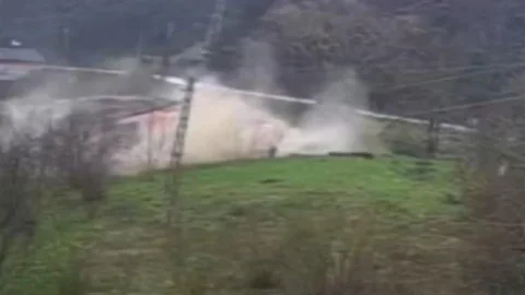 Kastamonu'da Heyelan Nedeniyle Ev Çöktü