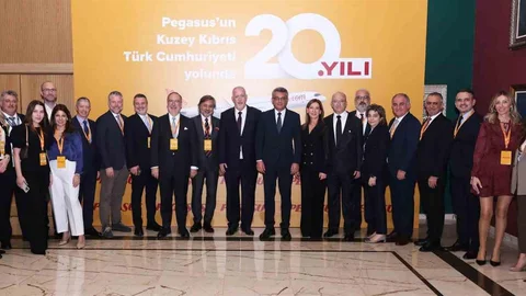 Pegasus Hava Yolları'nın KKTC Uçuşları 20 Yaşında