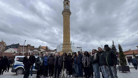 Çorum'da Uluslararası Turizm Temsilcileri Ziyarette Bulundu