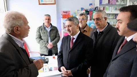 Çelikhan'da Milletvekili Alkayış'ın İncelemeleri