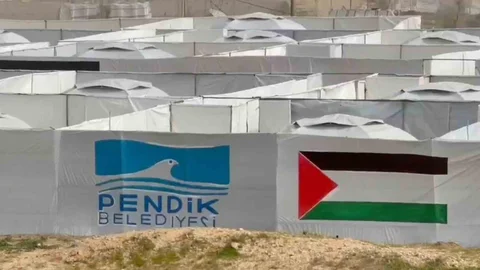 Pendik'te 600 Kişilik Çadır Kent Kuruldu