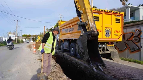 Bodrum'da Su Altyapısı Yenileniyor
