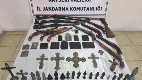 Tarihi Eser Kaçakçısı Kayseri'de Yakalandı