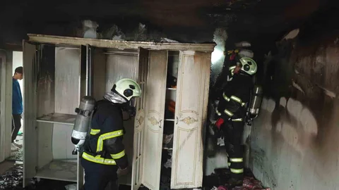 Mardin'de Müstakil Evde Yangın Çıktı